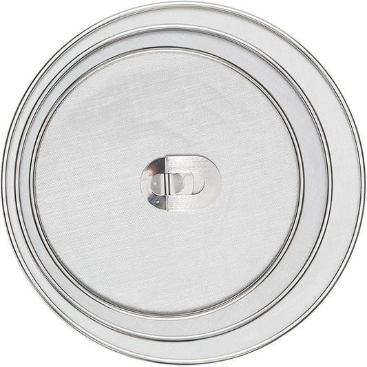 3 Pack Silver Stainless Steel Splatter Screens (9.8", 11.4", 13"), Grease Splatter Guard Ultra-Fine Mesh, Foldable Knob for Cooking/Chefs/Home Cooks by Unknown