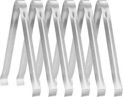 New Star Foodservice 42276 Restaurant-Grade Pom Tong, Stainless Steel, 9 inch, Set of 6, Silver - Image 2