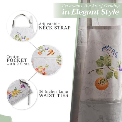 Maison d' Hermine 100% Cotton Apron for women with Pocket Kitchen Chef Apron for Men Cooking Mothers Day Gifts - Image 6