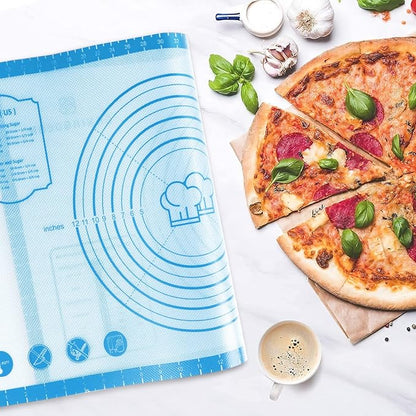 Silicone Baking Pastry Mat,36" x 24" Large Non Stick Sheet Mat with Measurement, Non-slip Food Grade Dough Rolling Mat for Making Cookies,Macarons,Bread - Image 3