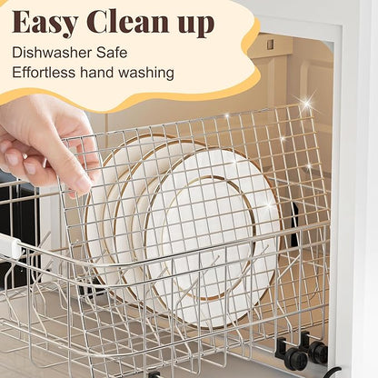 Cooling Racks for Cooking and Baking - 2 PCS 10" x 15" Grid Wire Baking Rack for Oven Cooking, Baking, Grilling, Roasting - Dishwasher Safe Bacon Rack - Fits Jelly Roll Cookie Sheet Pan - Image 4