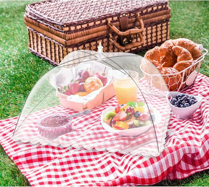 10 Pack Food Cover Tents, Food Covers for Outdoors, Pop-Up Tents, Mesh Tent, Reusable and Collapsible Outdoor Picnic Covers Net, Suit for Parties Picnics, BBQs, Fruit Cover - Image 2