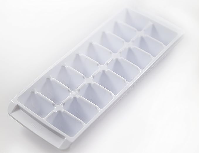 Kitch Easy Release White Ice Cube Tray, 16 Cube Trays (Pack of 4) (4 Pack - 64 Cubes) - Image 2