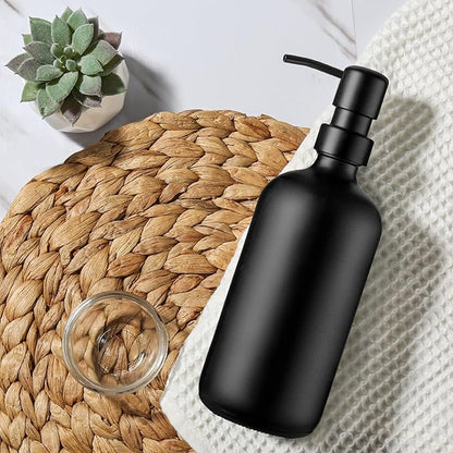GMISUN Black Soap Dispenser, 1 Pack Matte Black Bathroom Hand Soap Dispensers, 17 Fl Oz Dish Soap Dispenser for Kitchen with Rustproof Stainless Steel Pump, Modern Liquid Dishwashing Dispensers Bottle - Image 8
