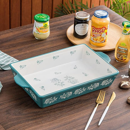 Wisenvoy Casserole Dish Baking Dish Ceramic Lasagna Pan Bakeware Sets Baking Dishes 13x9 Baking Dish Baking Dish Set - Image 2