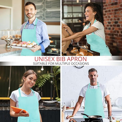 Utopia Kitchen 2 Pack Bib Apron, Adjustable with 2 Pockets, Water and Oil Resistant, Cooking Kitchen Chef Apron for Women Men - Image 5