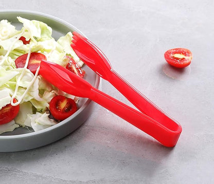 New Star Foodservice 35605 Utility Tong, High Heat Plastic, Straight Edge, 6 Inch, Set of 12, Red - Image 5