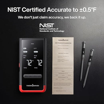 ThermoMaven Smart Bluetooth Wireless Meat Thermometer: Standalone Base, WiFi Unlimited Range, 6 Sensors with NIST Certified Accuracy, 2 Probes for Kitchen, BBQ, Grill, Oven, Smoker, Rotisserie - Image 5