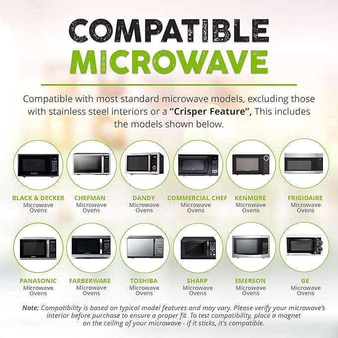 HOVER COVER 2 PACK Magnetic Microwave Splatter Cover with High Power, Strongest Magnetic Grip, Collapsible 12-Inch BPA-Free Food Lid, Vented Plate Guard, Dishwasher Safe, Space-Saving Storage - Gray - Image 6