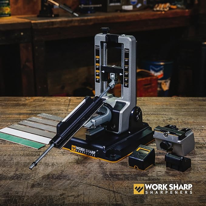 Work Sharp Professional Precision Adjust Elite Set Knife Sharpener value combo bundle with the Guided Field Knife Sharpener - Image 2