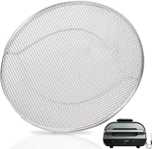 Replacement Splatter Shield for Ninja FG551 Foodi,Stainless Steel Fine Mesh Splatter Screen for Ninja Foodi Smart XL 6-in-1 Indoor Grill Air Fryer
