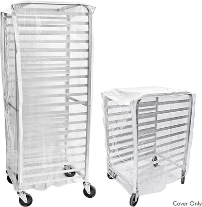 New Star Foodservice 36534 Commercial-Grade Sheet Pan/Bun Pan Rack Cover, Plastic, 10-Tier, 28" L x 23" W x 33" H, Clear - Image 6