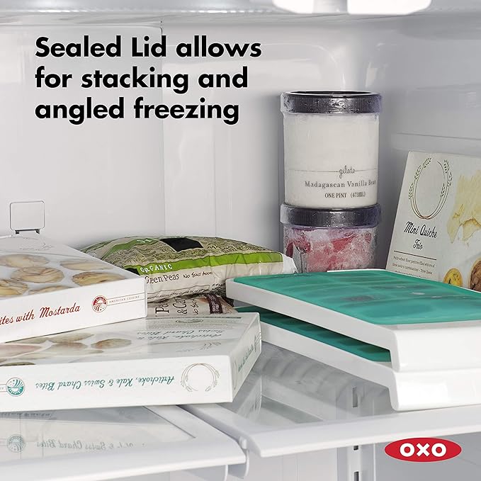 OXO Good Grips No-Spill Ice Cube Tray (Pack of 2) - Image 6