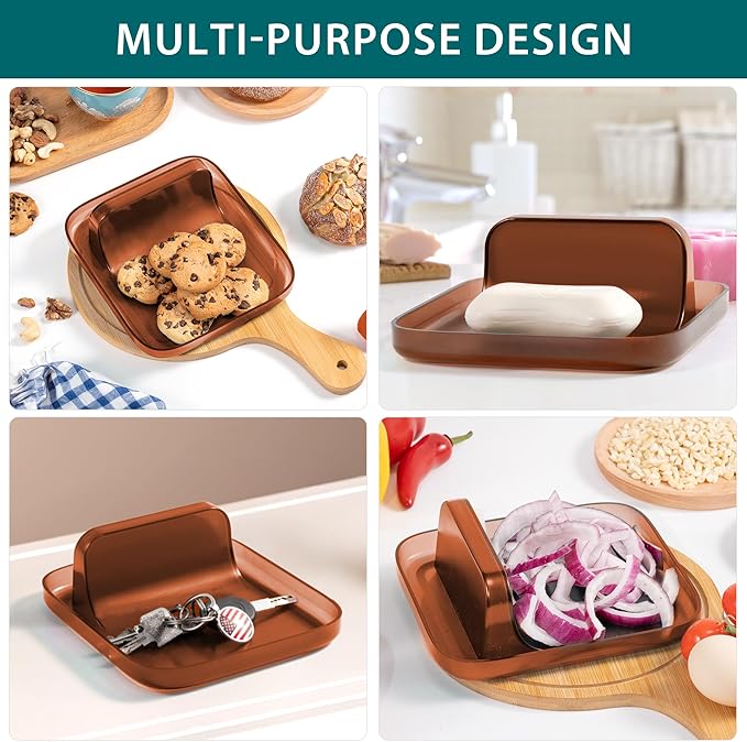 Li&Zhao Spoon Rest for Stove Top - Kitchen Counter Utensil Rest, Pot Lid Holder, Cooking Spoon Holder