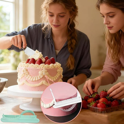 4PCS Cake Arch Guide Tool,Adjustable Fondant Cake Arc Ruler,Practical Baking Writing Swag Guide Gadgets Accessories,Decorative Marking Divider Aid,Pastry Decorating Supplies for Home Kitchen Bakeries - Image 3