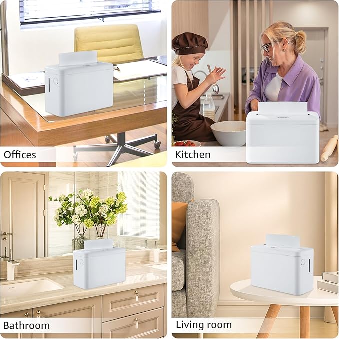 C-fold Paper Towel Dispenser XXLarge - Heavy Duty丨Wide-Design Countertop Folded Paper Towel Dispenser with Lid丨300-Sheet Large Capacity for Hand Towel, White - Image 7
