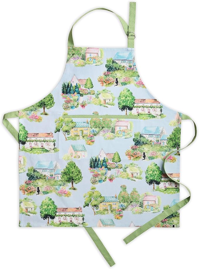 Maison d' Hermine 100% Cotton Apron for women with Pocket Kitchen Chef Apron for Men Cooking Mothers Day Gifts