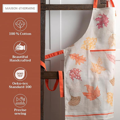 Maison d' Hermine 100% Cotton Apron for women with Pocket Kitchen Chef Apron for Men Cooking Mothers Day Gifts - Image 2