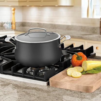 Cuisinart Contour 5-Quart PURELYCERAMIC™ Nonstick PFAS Free Hard-Anodized Dutch Oven with Cover, 6445C-22 - Image 2
