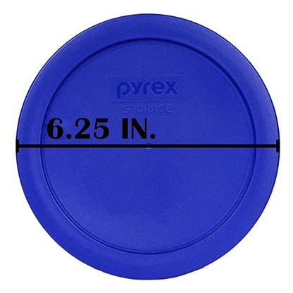 Pyrex Light Blue 4 Cup Round Storage Cover #7201-PC for Glass Bowls - 2 Pack - Image 9