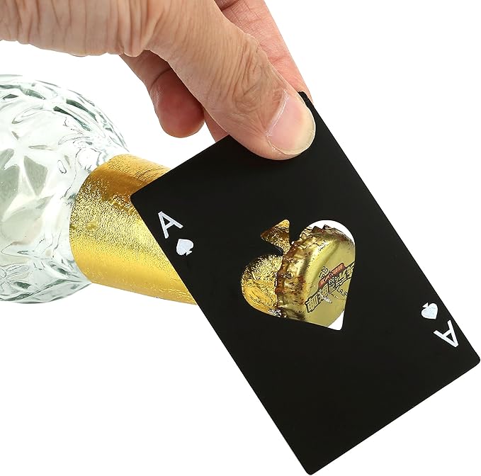 Card Bottle Opener, Yoption 20 Pcs Stainless Steel Credit Card Size Beer Bottle Can Cap Opener for Wallet Pocket Wedding Party Groomsmen Birthday Gifts - Image 3
