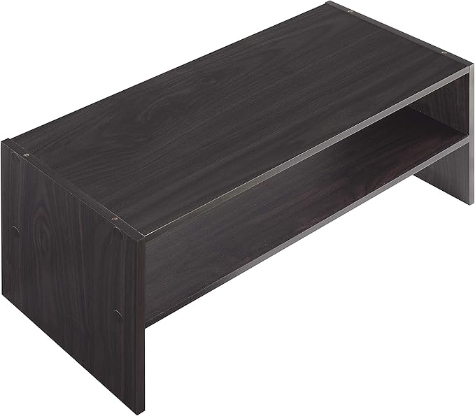 Whitmor Wood Stackable 2-Shelf Shoe Rack, 24 INCH, Espresso - Image 7
