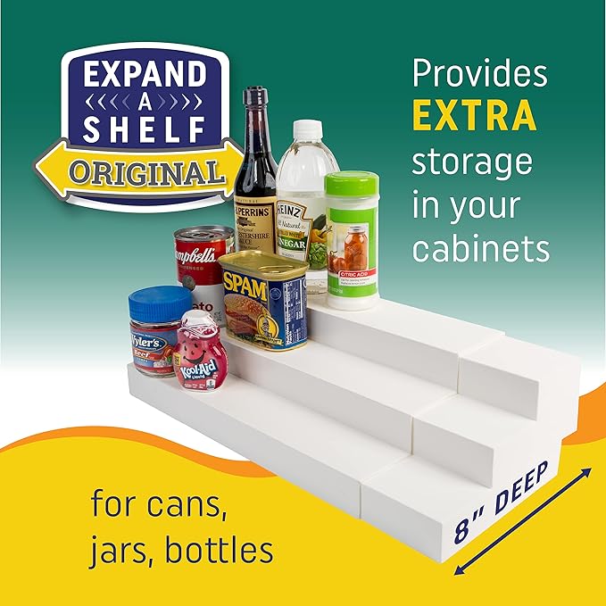 Dial Industries 3 Tier Adjustable Canned Goods Shelves for Kitchen Cabinet and Pantry Organization, Standard - Image 4