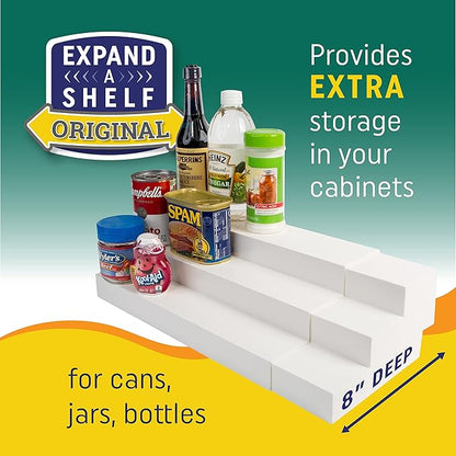 Dial Industries 3 Tier Adjustable Canned Goods Shelves for Kitchen Cabinet and Pantry Organization, Standard - Image 4