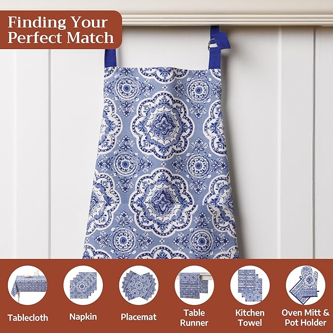 Maison d' Hermine 100% Cotton Apron for women with Pocket Kitchen Chef Apron for Men Cooking Mothers Day Gifts - Image 4