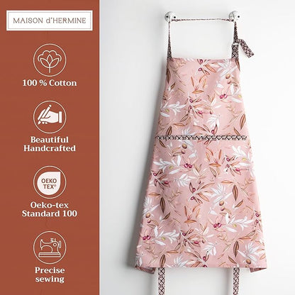 Maison d' Hermine 100% Cotton Apron for women with Pocket Kitchen Chef Apron for Men Cooking Mothers Day Gifts - Image 2