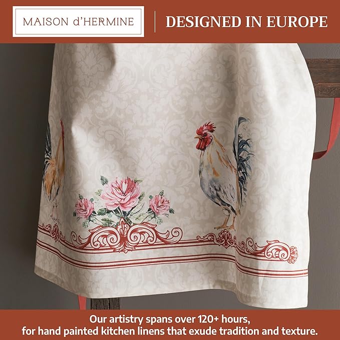 Maison d' Hermine 100% Cotton Apron for women with Pocket Kitchen Chef Apron for Men Cooking Mothers Day Gifts - Image 2