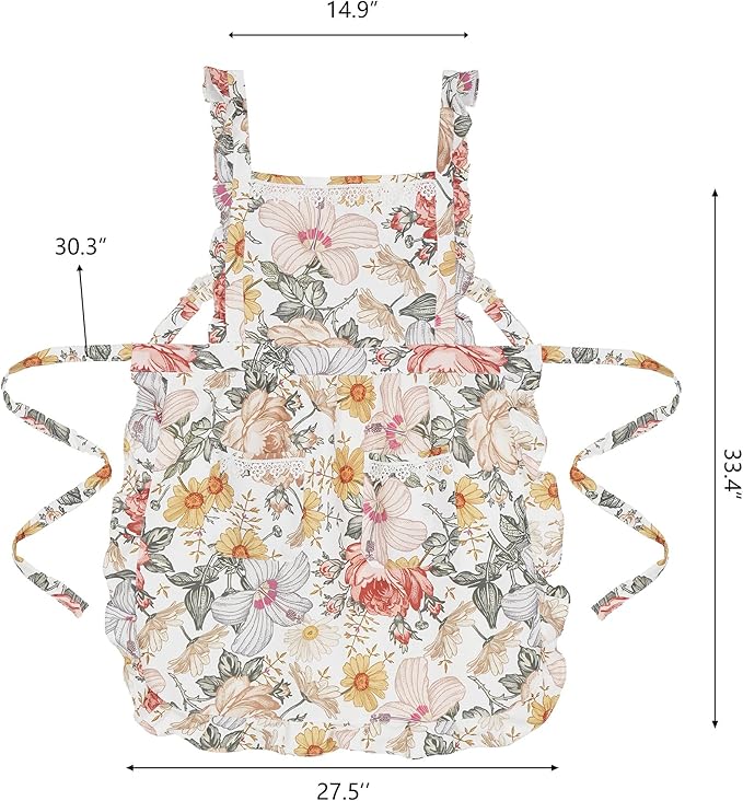 Funny Aprons for Women with Pockets, Kitchen Cooking Grilling Bbq Cute Chef Apron, Mothers Day Birthday Gifts for Women - Image 6