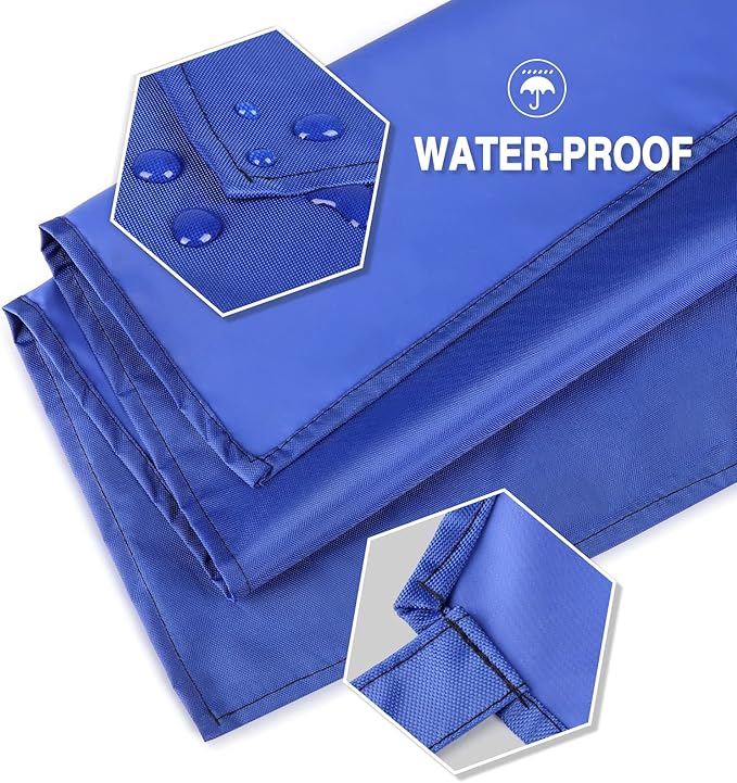 Gotega Waterproof Rubber Vinyl Apron Adjustable Dishwasher Apron - Apron for Women Men Heavy Duty Work Apron - Image 3