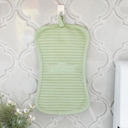 All-Clad Premium Pot Holder & Hot Pad: Heat Resistant to 500 Degrees - 100% Cotton, 10"x6.25" Hot Pad for Kitchen and Barbeque, 4-Pack, Fennel - Image 5