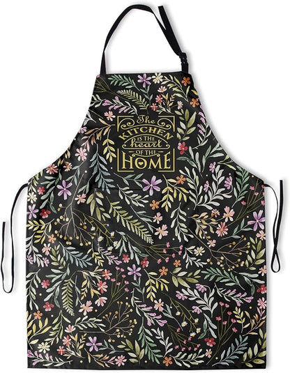 Funny Apron Polyester Grooming Aprons with Pocket for Cooking Kitchen Grilling Adults