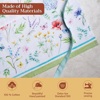 Maison d' Hermine 100% Cotton Apron for women with Pocket Kitchen Chef Apron for Men Cooking Mothers Day Gifts - Image 3