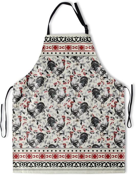 Funny Apron Polyester Grooming Aprons with Pocket for Cooking Kitchen Grilling Adults