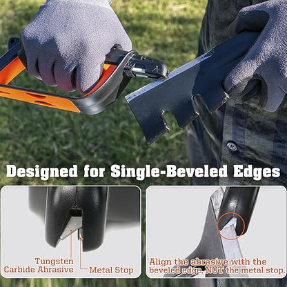 SHARPAL 103N All-in-1 Knife Garden Tool Multi-Sharpener for Lawn Mower Blade, Axe, Hatchet, Machete, Pruner, Hedge Shears, Scissors Mothers Day Gifts - Image 3
