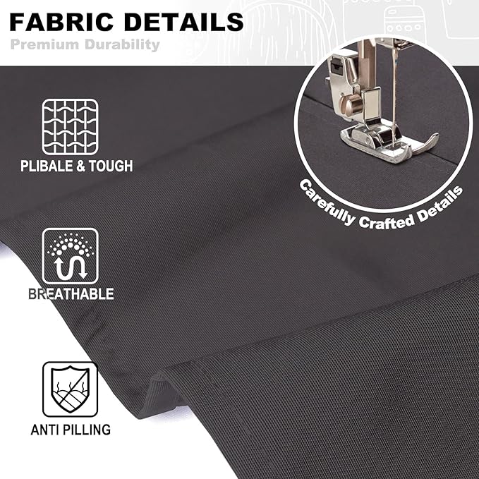 BeLuyi chef apron bib tool apron for man woman cross back straps with 4 pockets for kitchen cooking gardening baking working - Image 3