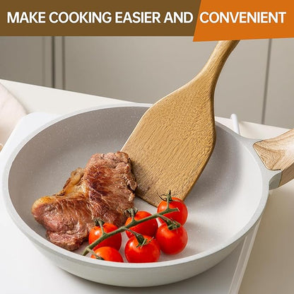 2 Pcs Wooden Cooking Utensils Set ，Wooden Spoons for Cooking, - Image 7
