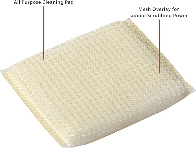 Multi-Purpose Scouring Pad by Scrub-It - Non-Scratch Cleaning Dobie Pads for Pots, Pans, Dishes, Utensils & Non-Stick Cookware - Sponge Scrubbers Use for Kitchen, Bathroom & More (12 Pack) - Image 2