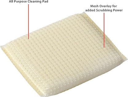 Multi-Purpose Scouring Pad by Scrub-It - Non-Scratch Cleaning Dobie Pads for Pots, Pans, Dishes, Utensils & Non-Stick Cookware - Sponge Scrubbers Use for Kitchen, Bathroom & More (12 Pack) - Image 2
