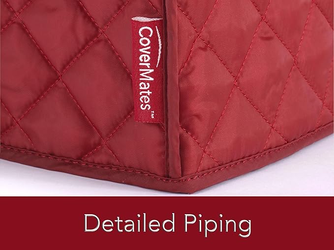 Covermates Keepsakes Mixer Cover Dust Protection - Stain Resistant - Washable Appliance Cover, Red