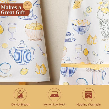 Maison d' Hermine 100% Cotton Apron for women with Pocket Kitchen Chef Apron for Men Cooking Mothers Day Gifts - Image 5