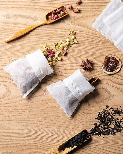200pcs Disposable Tea Bags for Loose Leaf Tea, Tea Filter Bags with Free Tea Spoon for Loose Tea Loose Leaf Tea, Coffee, Spice, Herbs (QS53) - Image 8