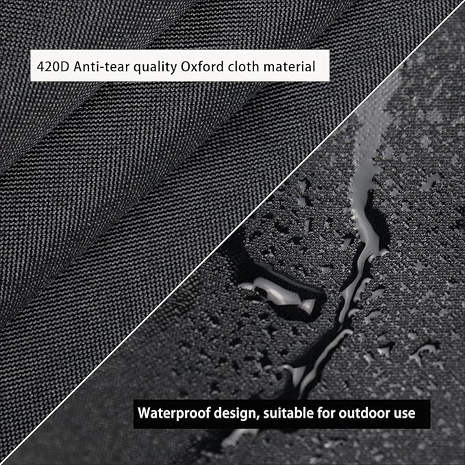 TheElves Custom Cover, Outdoor Covers Waterproof & Windproof & UV-Resistant & Tear-Resistant, Heavy Duty Cover for Patio BBQ Grills, Smokers and Fryers