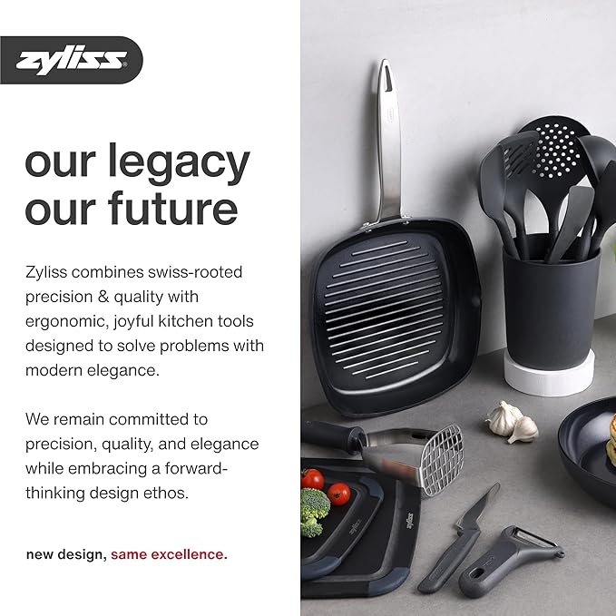Zyliss Classic Rotary Cheese Grater - NSF Restaurant Certified Handheld Grater - Can be used for Hard Cheese, Chocolate & More - With Comfortable Handle & Easy-to-Clean Drum - White - Image 7