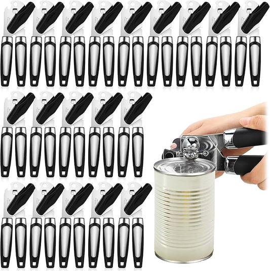 Gisafai 20 Pcs Manual Can Opener with Sharp Blade Smooth Edge Multifunctional Kitchen Gadget Handheld Openers Oversized Handheld Knob Can and Bottle Animals by Gisafai