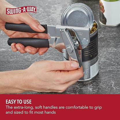 Swing-A-Way Can Opener Steel Black