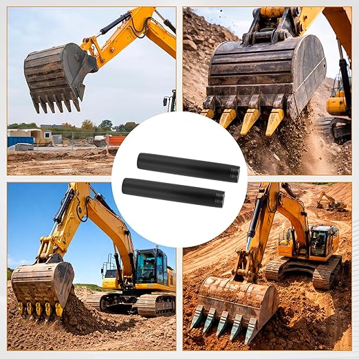 2.25 Inch Length Long Bucket Teeth Pins, for He-nsley X156 156PN P156 X156P, Ta-keuchi TB135 Skid Steer, Ku-bota 161-3 Excavator Backhoe Loader, He-nsley Style Roll Pins 20 Pack
